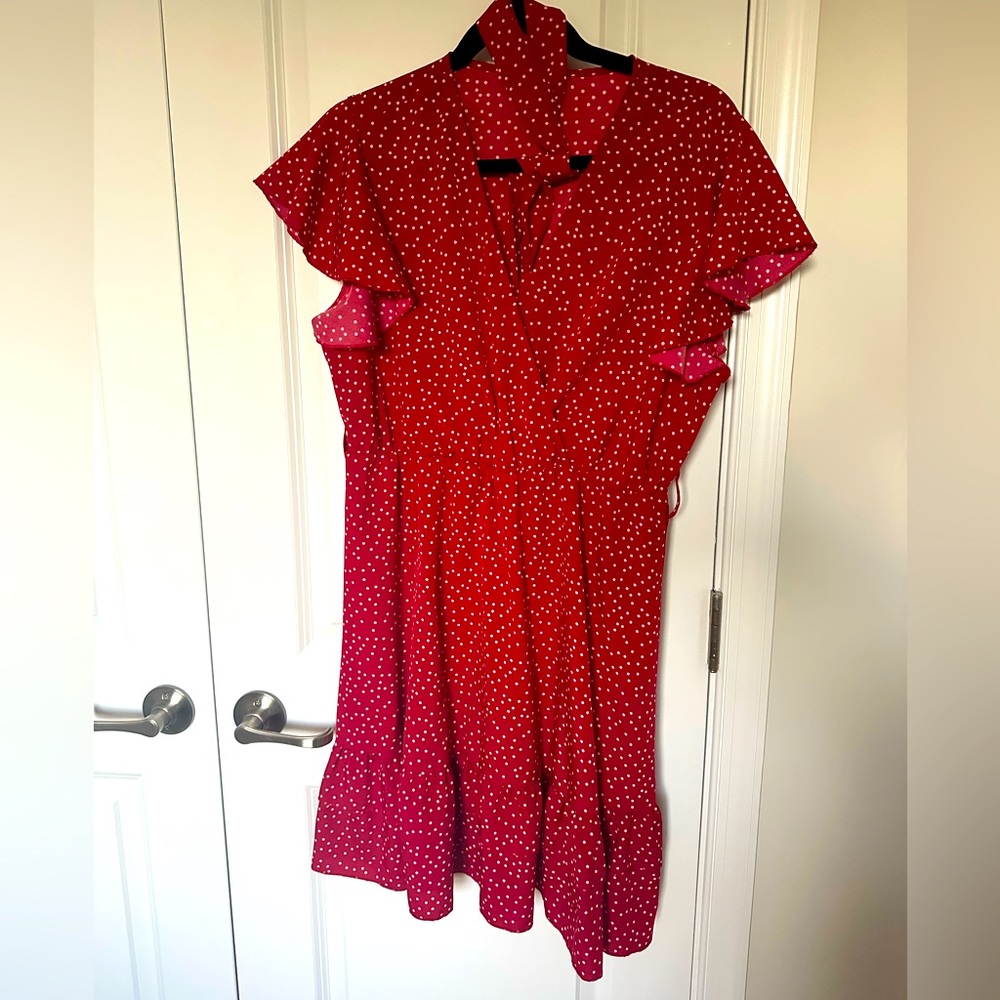 Red Polka Dot Dress!